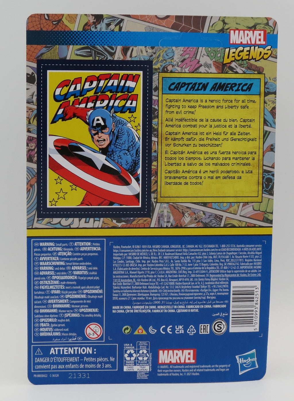 Captain America - Marvel Legends - Retro 375 Collection - Hasbro