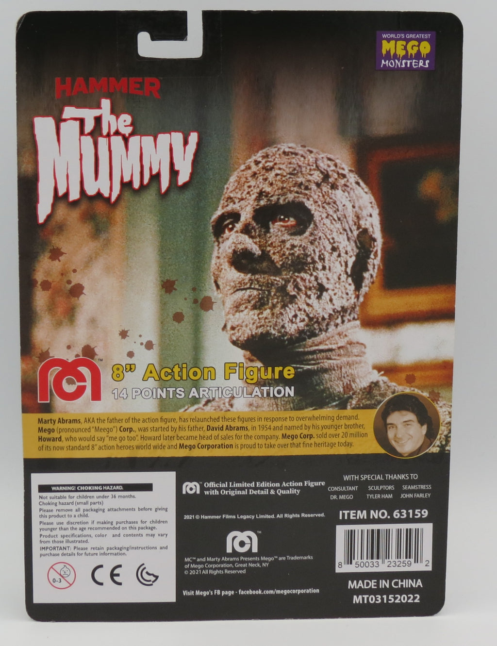 Hammer Mummy 8-Inch Action Figure