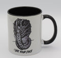 Alien Facehugger Mug "I like your face" New