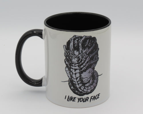 Alien Facehugger Mug "I like your face" New