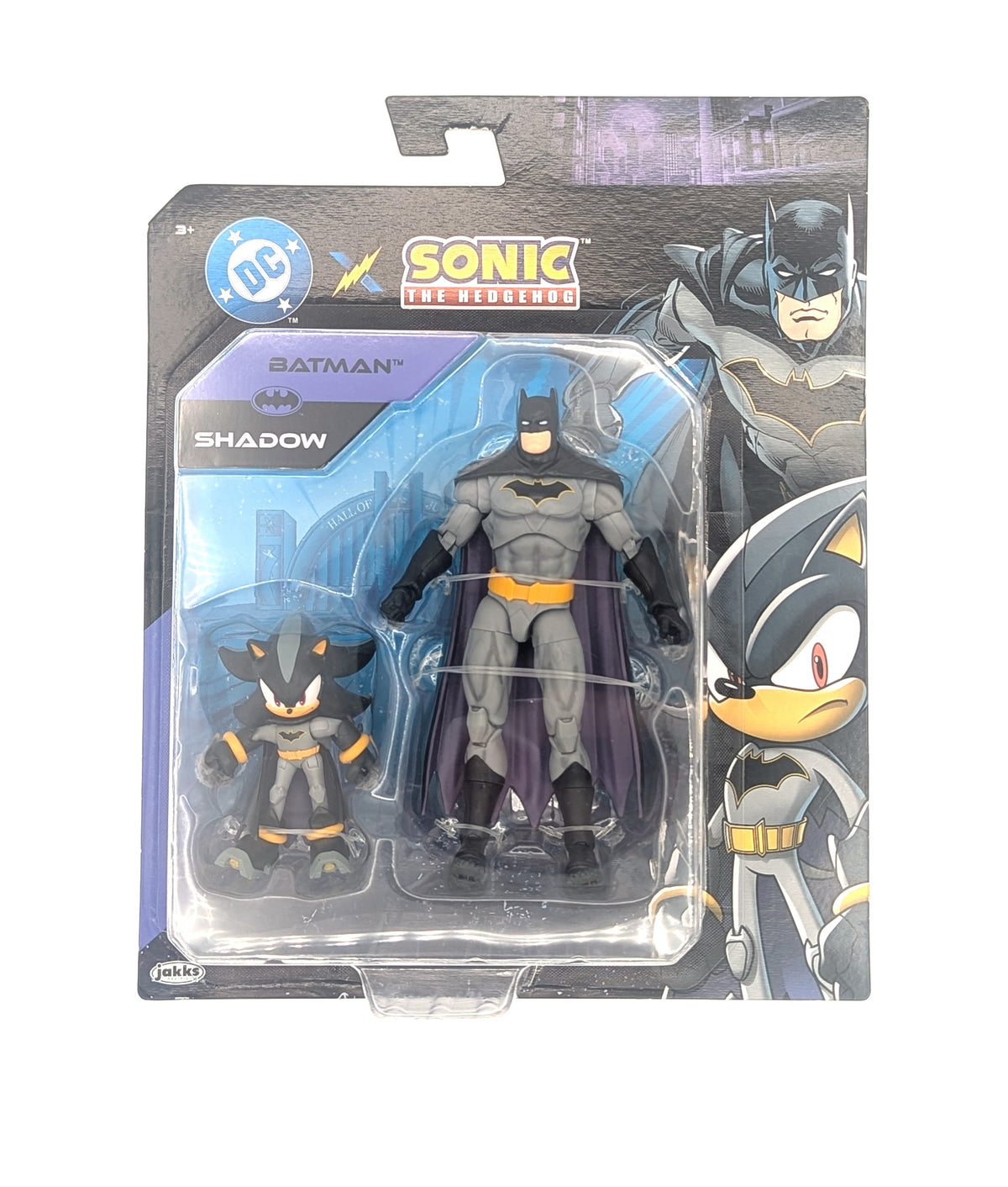 DC x Sonic the Hedgehog Batman & Shadow 2-Figure Set NEW