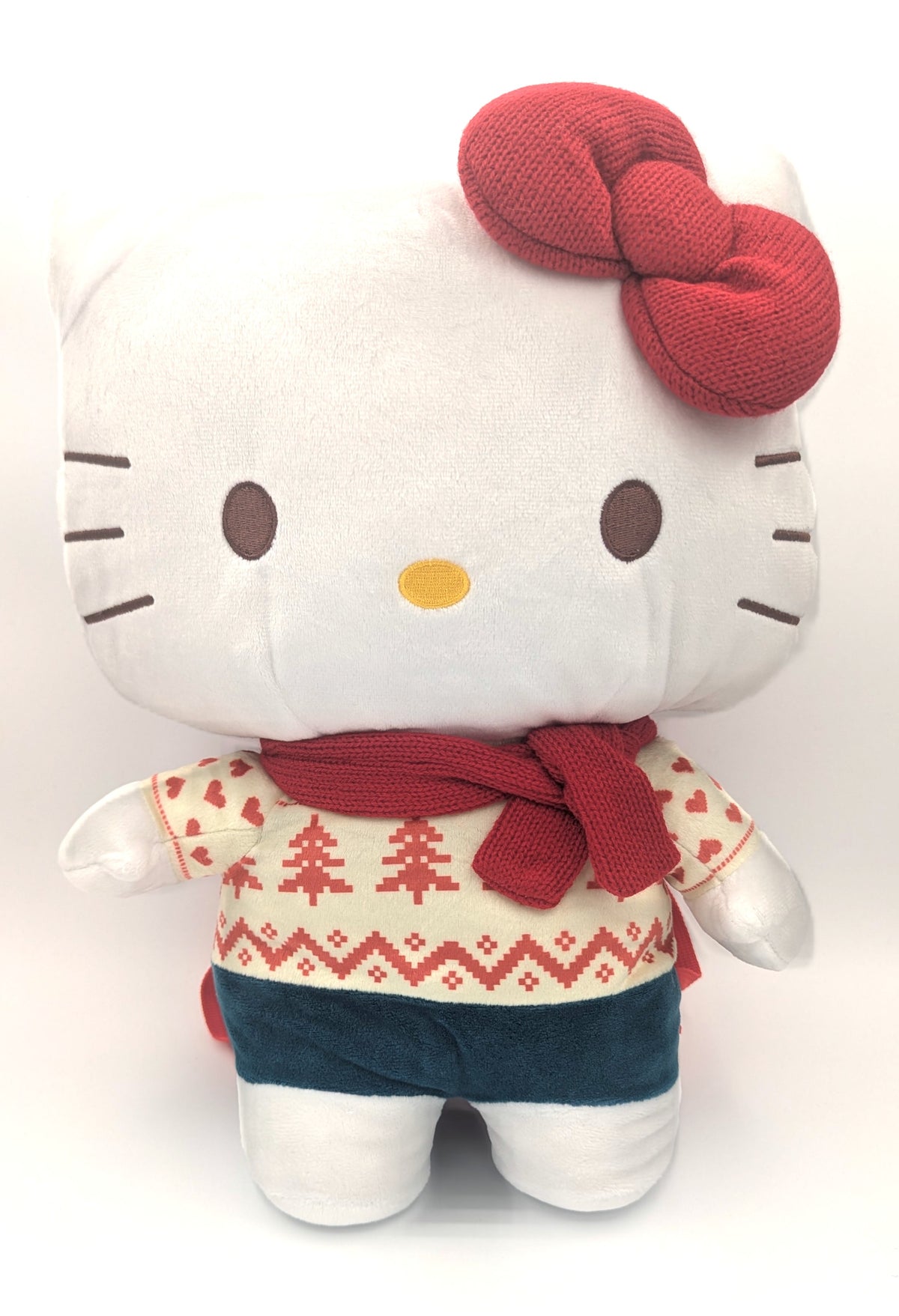 Rare! Winter Hello Kitty Plush Backpack NEW