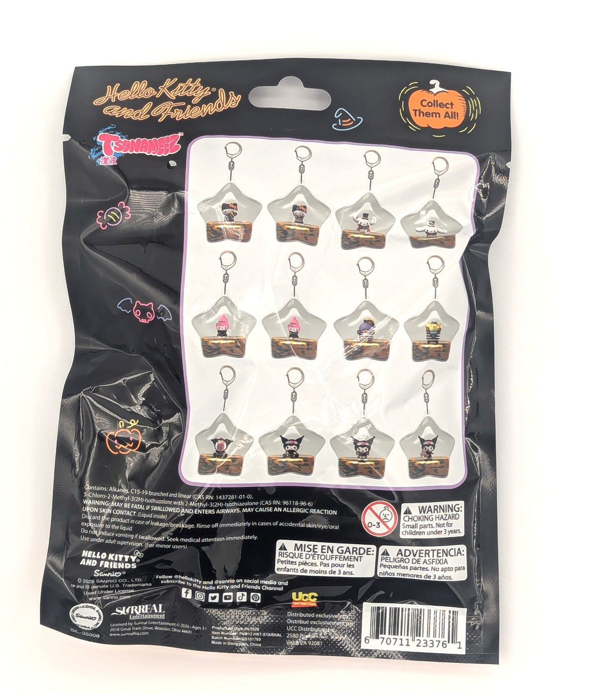 Hello Kitty and Friends Halloween Tzunami Halloween Blind Bag NEW