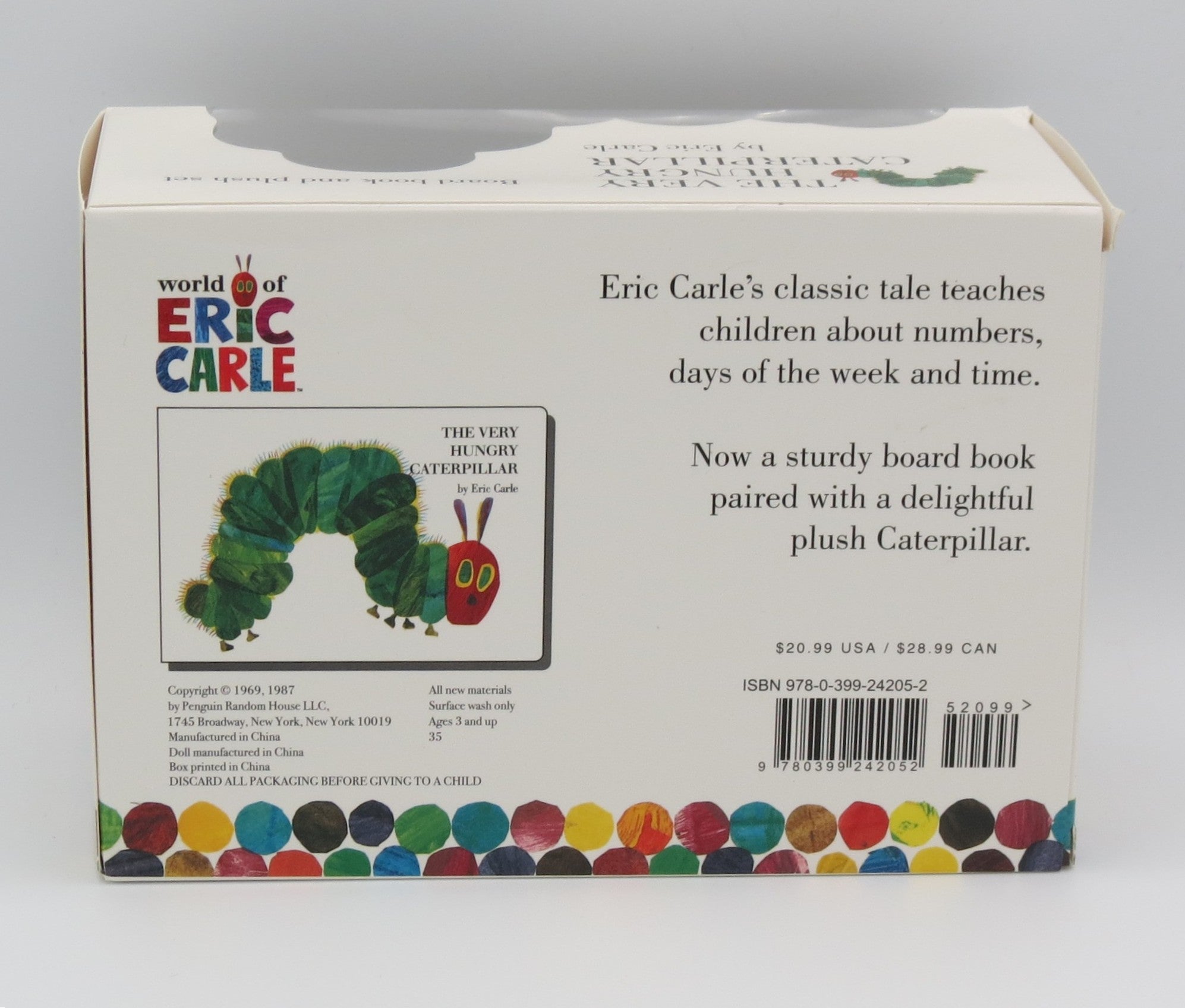 The Very Hungry Caterpillar Board Book and Plush (Book&Toy)