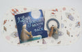 I Love You to The Moon And Back with mushie Silicone Space Teething Ring Toy & Muslin Burp Cloth