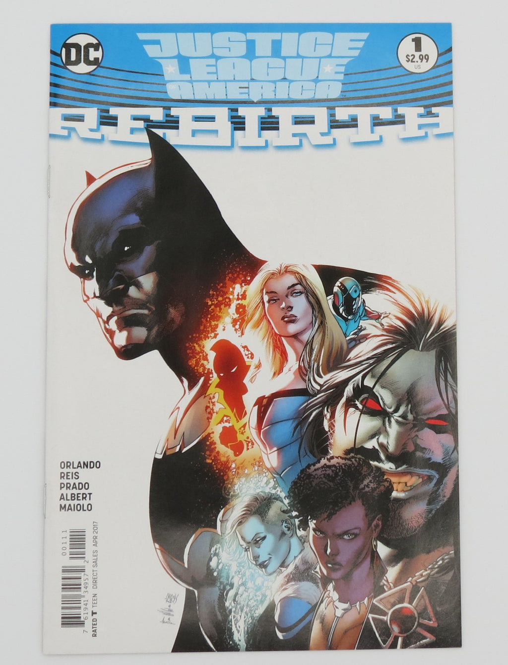 Justice League of America Rebirth #1  & JLA #1-6