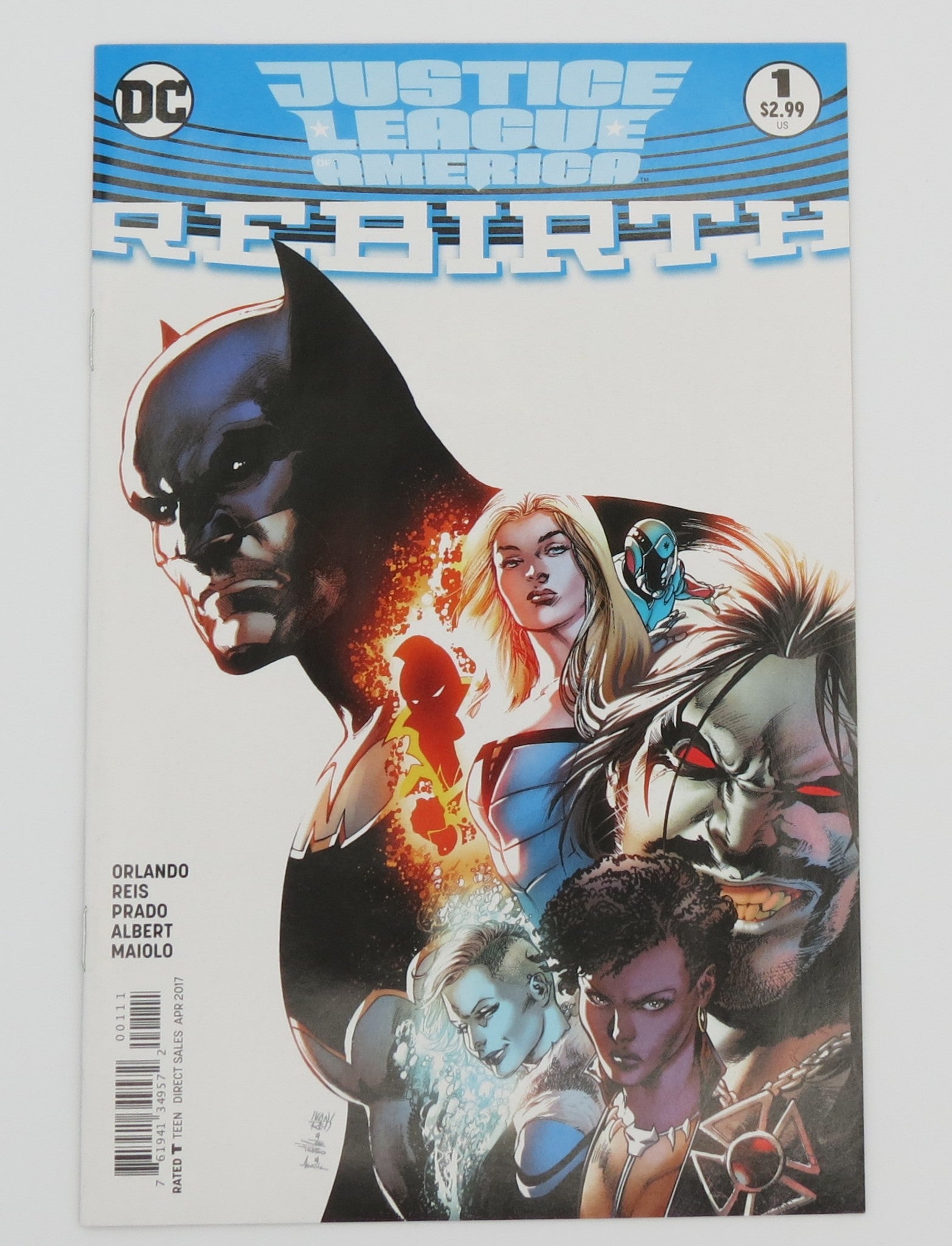 Justice League of America Rebirth #1  & JLA #1-6