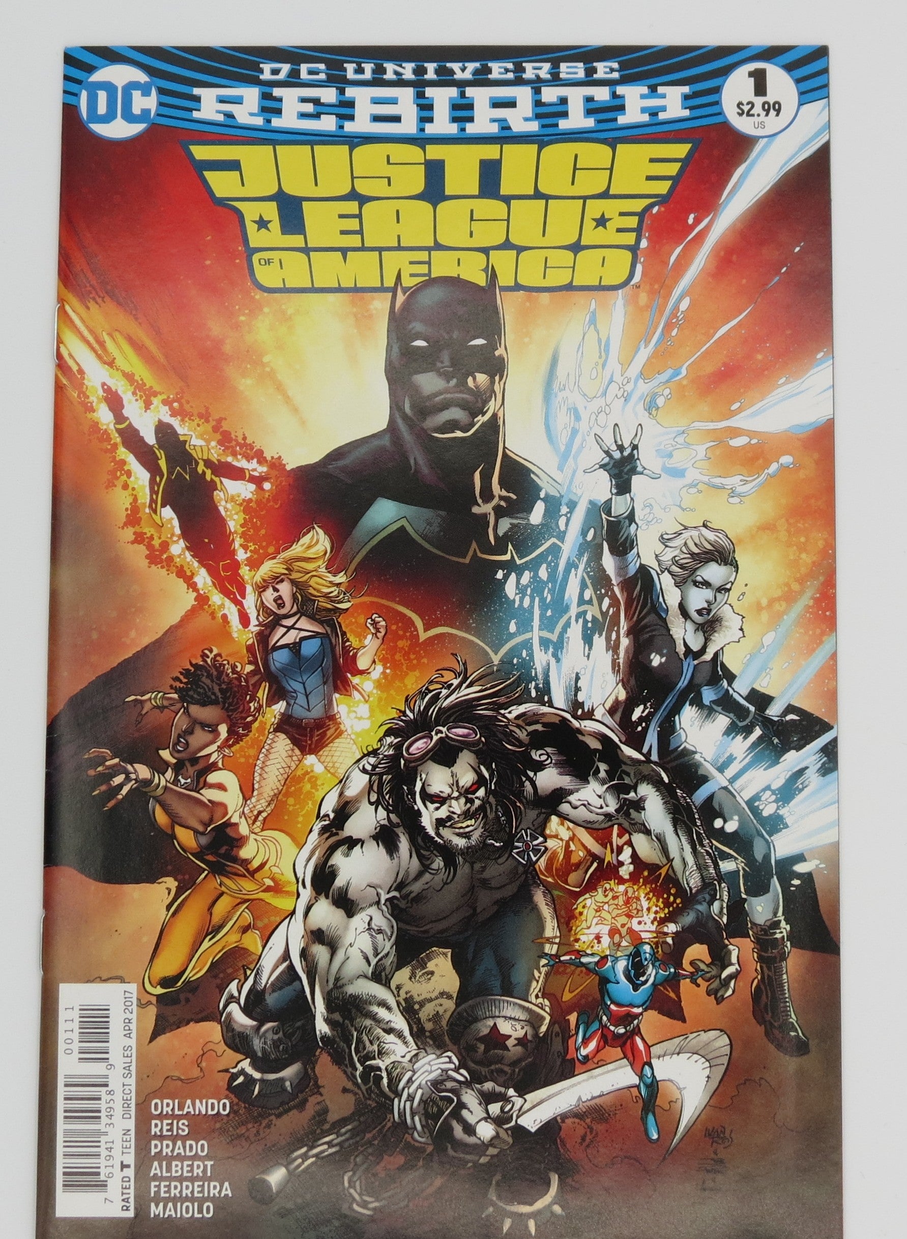 Justice League of America Rebirth #1  & JLA #1-6