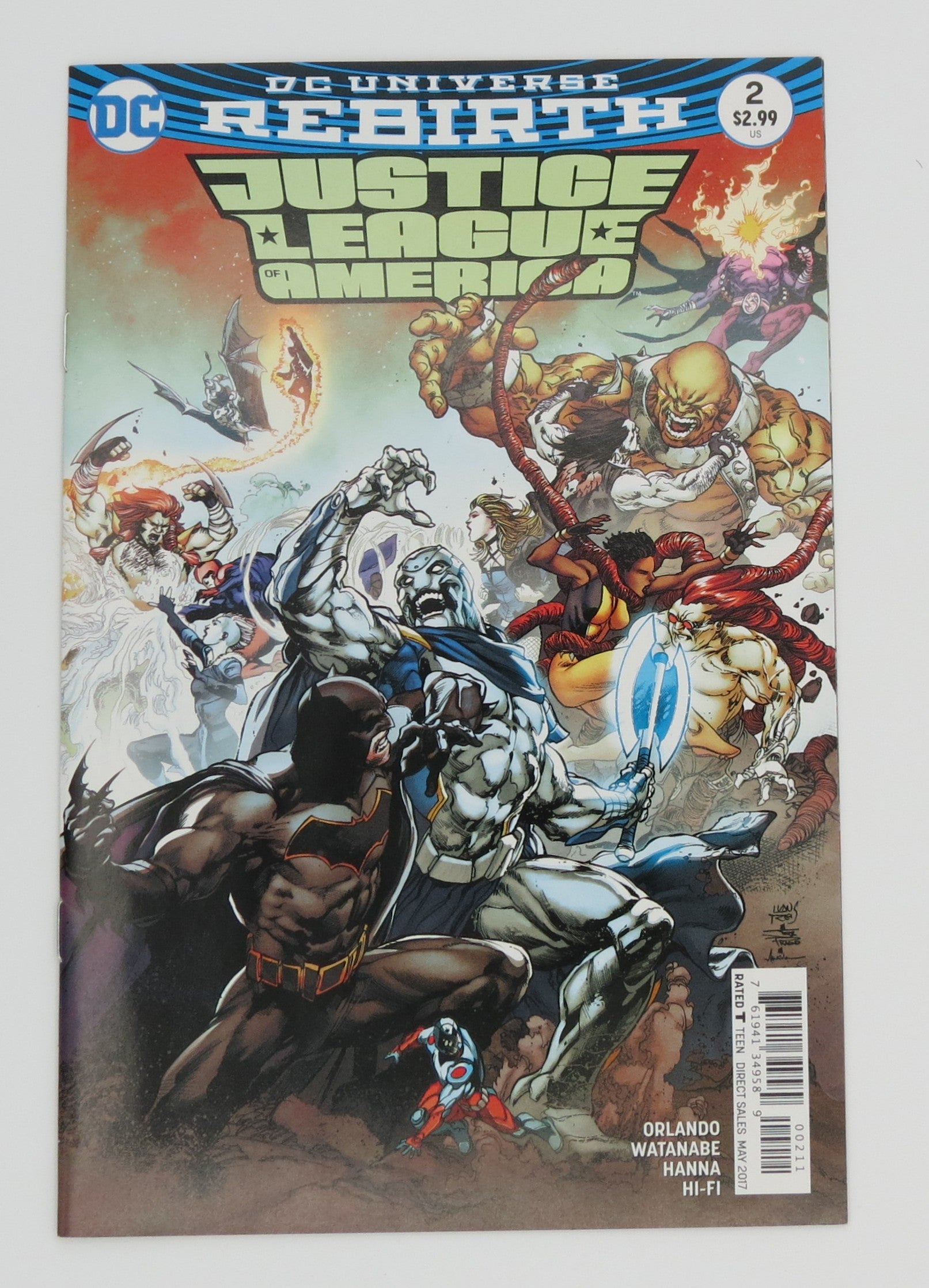 Justice League of America Rebirth #1  & JLA #1-6