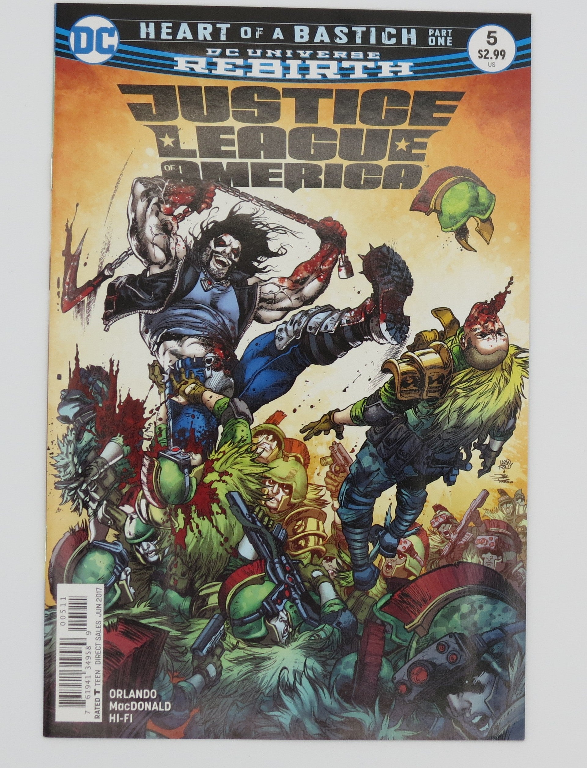Justice League of America Rebirth #1  & JLA #1-6