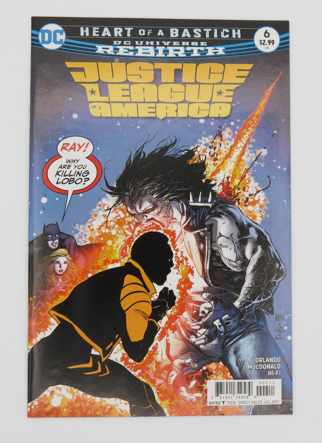 Justice League of America Rebirth #1  & JLA #1-6