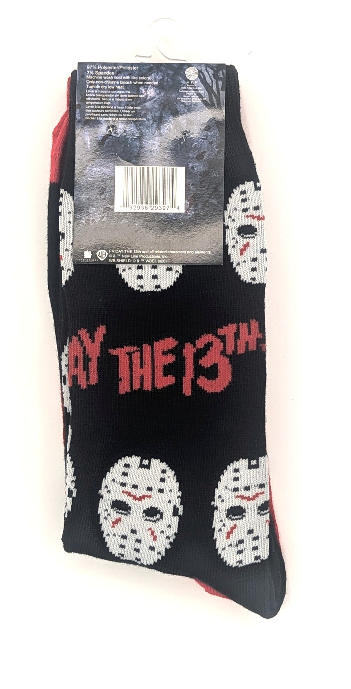 Friday the 13th Jason Voorhees Socks NEW