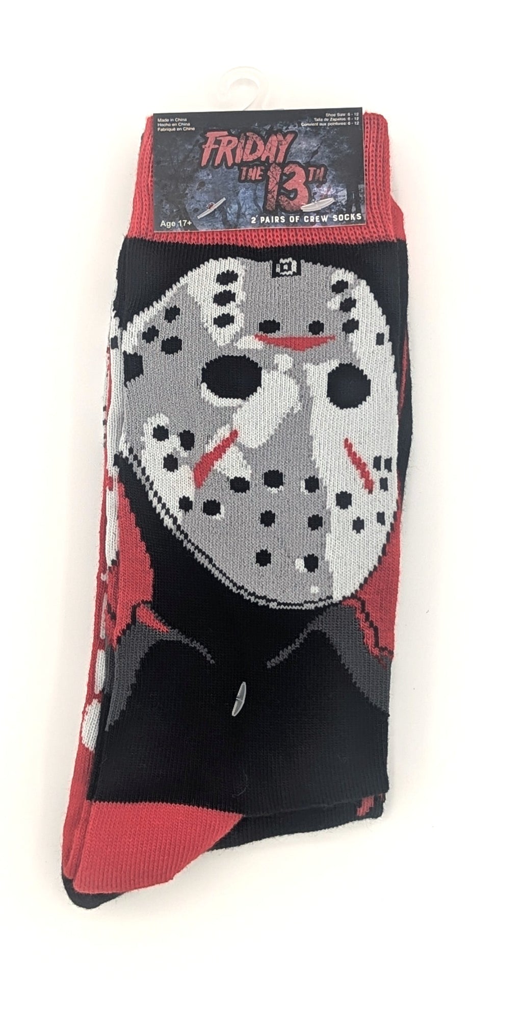 Friday the 13th Jason Voorhees Socks NEW