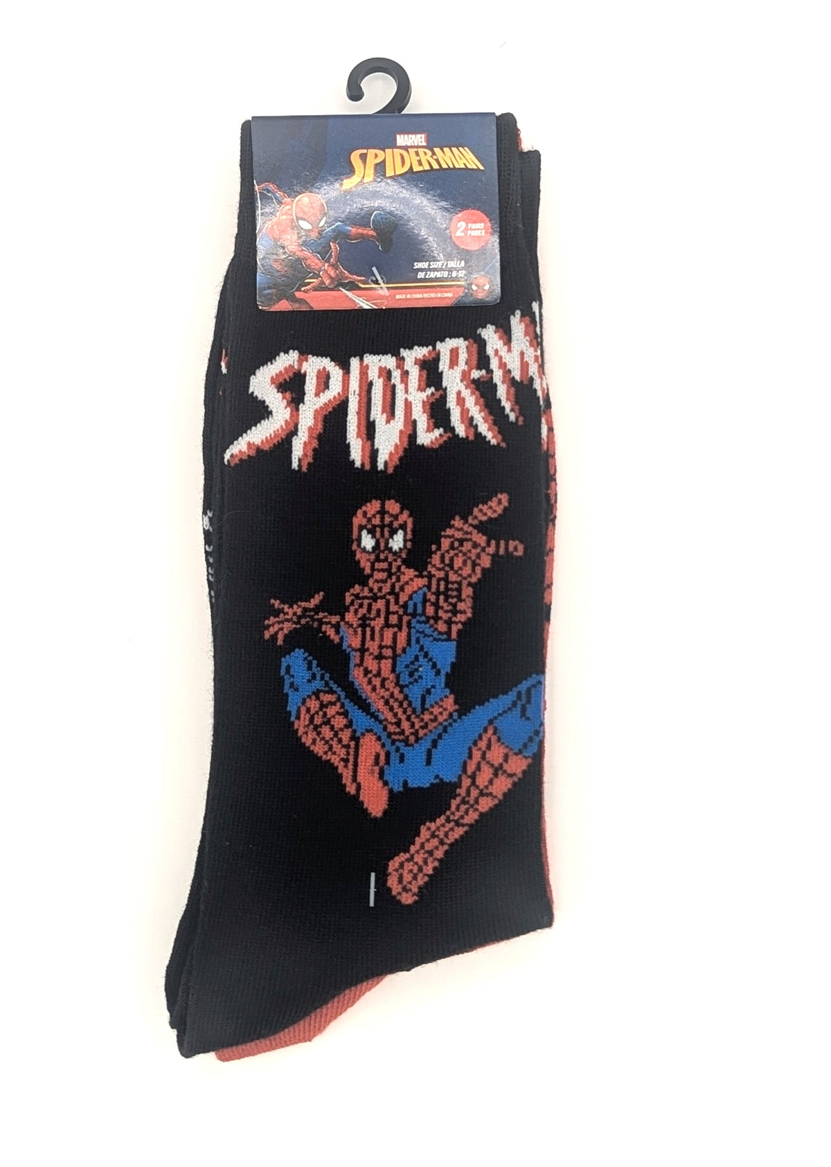 Spiderman Socks 2 Pack NEW