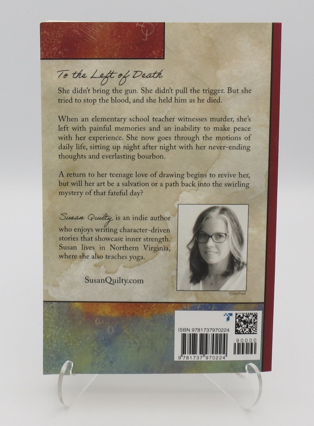 To the Left of Death by Susan Quilty - SIGNED!