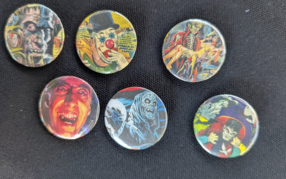 Classic Monster Buttons